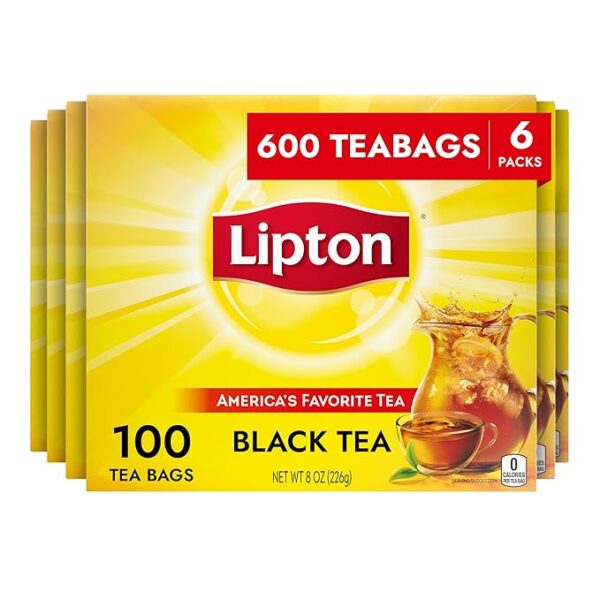 Lipton Black Tea Bags 600-Count Pack Wholesale