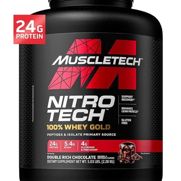 Whey Protein Powder MuscleTech Nitro-Tech - Premium 5lb Gold